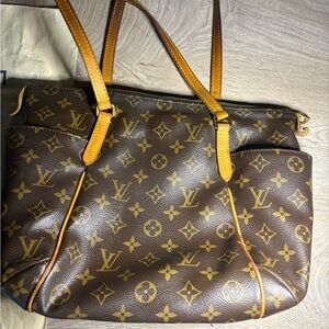 Louis Vuitton Brown and Gold Monogram Shoulder Bag